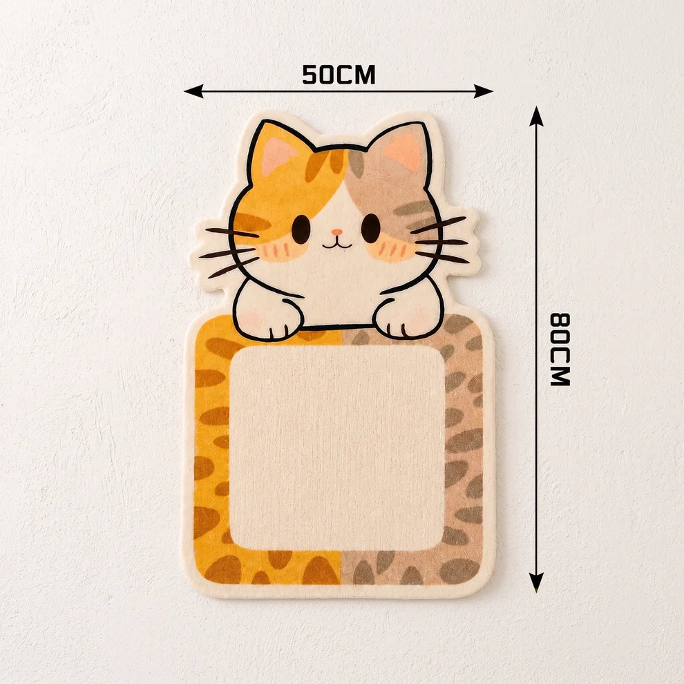 2-in-1 Wall-Mounted Cat Scratcher & Interactive Play Toy