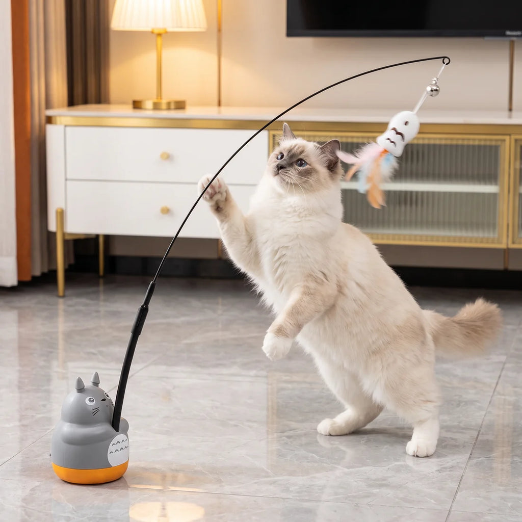 360° Interactive Self-Play Cat Teaser