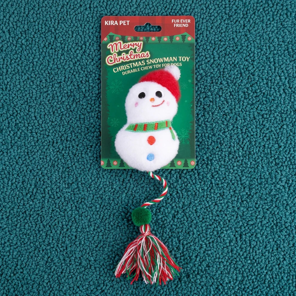 Christmas Catnip Rope Teaser Cat Toy